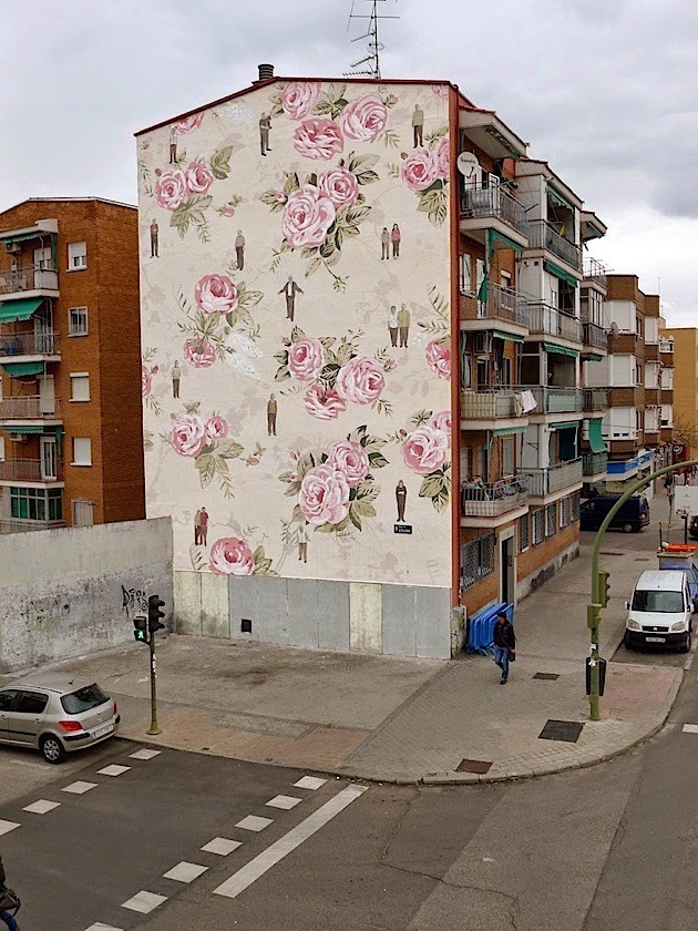 Hauswand Malerei - Madrid